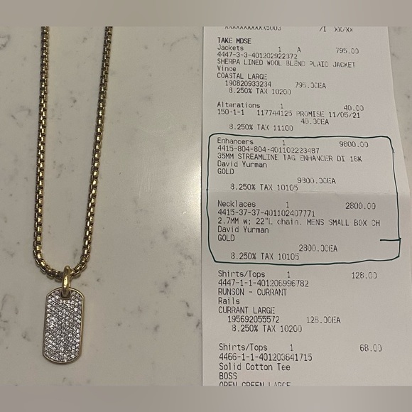 David Yurman Chain. - Picture 2 of 4